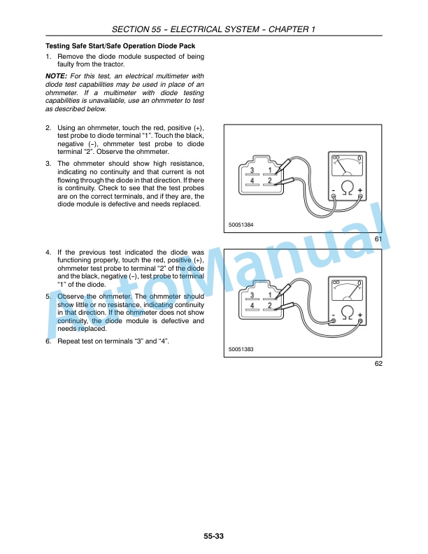 New Holland TC30 Tractor Repair Manual 87059166-2