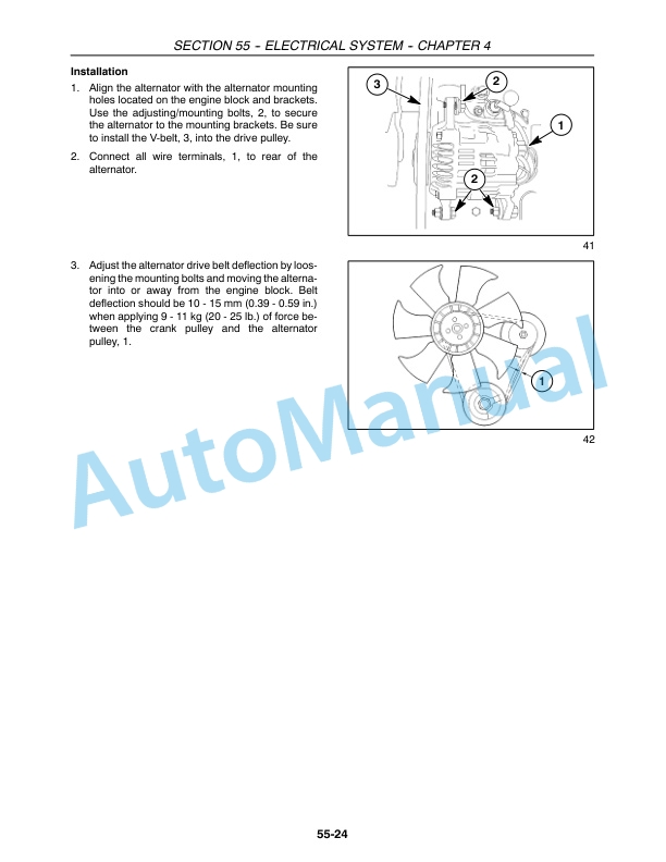 New Holland TC30 Tractor Repair Manual 87059166-5