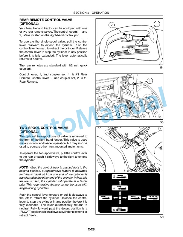 New Holland TC31DA, TC34DA Tractor Operation and Maintenance Manual 87544698-3