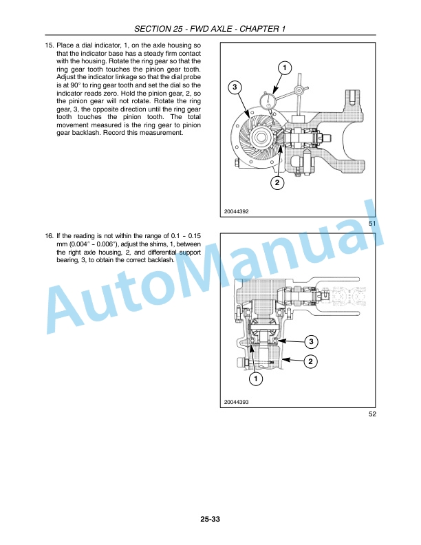 New Holland TC31DA, TC34DA Tractor Repair Manual 87531023-3