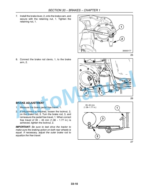 New Holland TC31DA, TC34DA Tractor Repair Manual 87531024-2