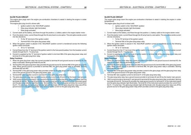 New Holland TC31DA, TC35DA Tractor Repair Manual 87537118-5