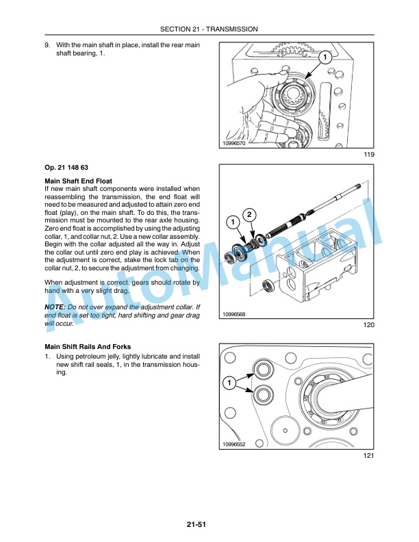 New Holland TC35, TC35D, TC40, TC40D, TC45, TC45D Competitive Comparison Repair Manual 86618105-5