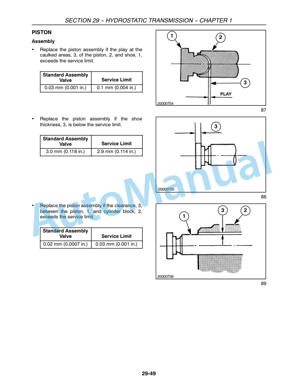 New Holland TC35A, TC35DA, TC40A, TC40DA, TC45A, TC45DA Tractor Repair Manual 87054262-2