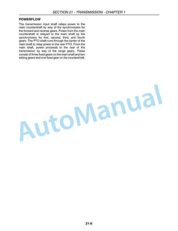 Alternative view of New Holland TC35A, TC35DA, TC40A, TC40DA, TC45A, TC45DA Tractor Repair Manual 87618716