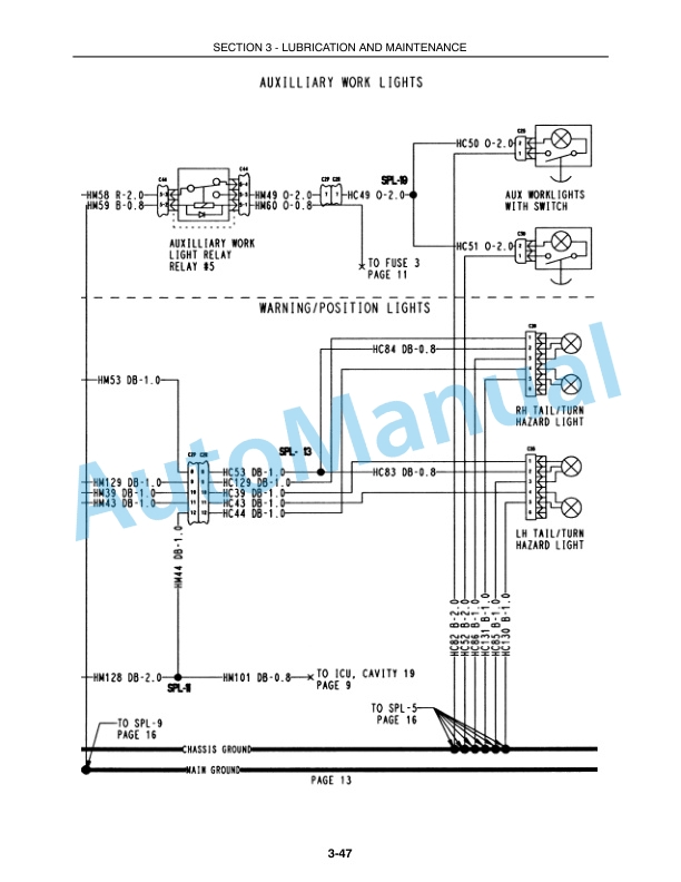New Holland TC35A, TC40A, TC45A Tractor Operation and Maintenance Manual 87300513-5