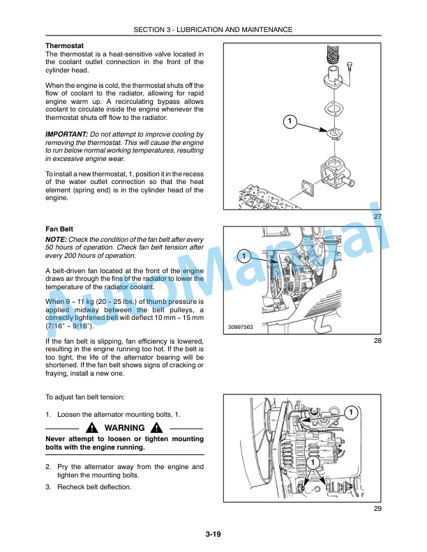 New Holland TC35DA, TC40DA, TC45DA Tractor Operation and Maintenance Manual 87300515-4