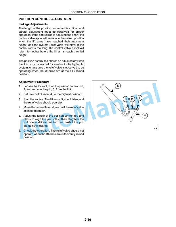 New Holland TC40DA, TC50DA With Cab Tractor Operation and Maintenance Manual 87370194-3