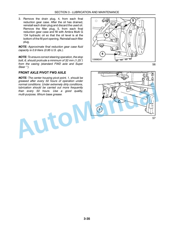 New Holland TC48DA, TC55DA Tractor Operation and Maintenance Manual 87301120-5