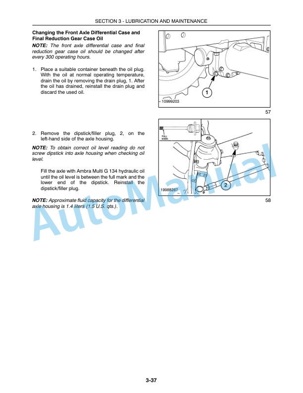 New Holland TC48DA, TC55DA Tractor Operation and Maintenance Manual 87544704-5
