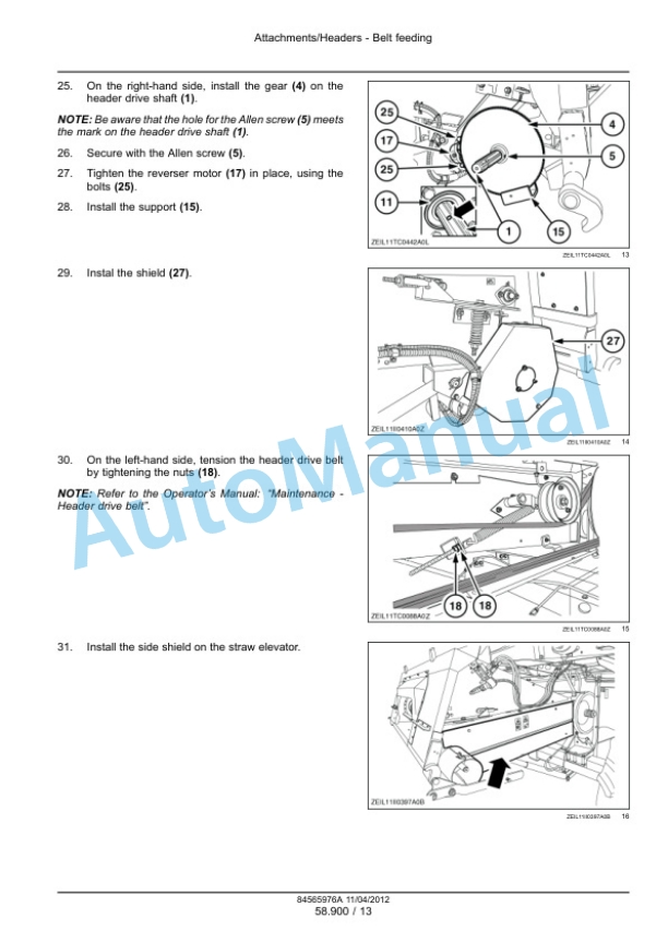 New Holland TC5040, TC5050, TC5060, TC5070, TC5080, TC5080 Hillside Service Manual 84565976A-5