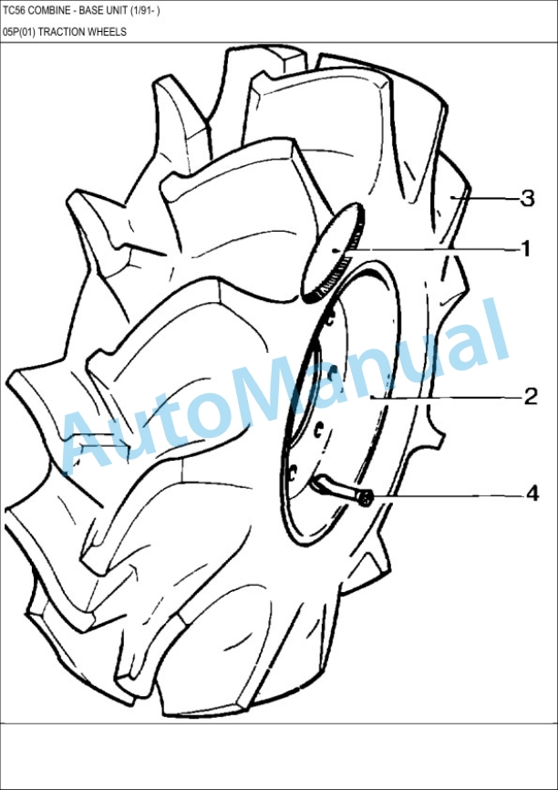 New Holland TC56 Combine Parts Catalogue-2