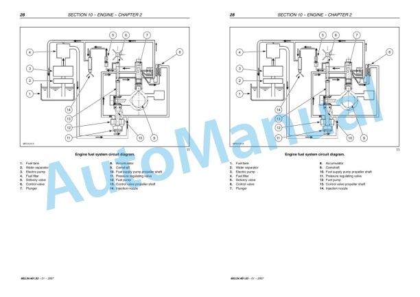 New Holland TCE40, TCE45, TCE50 Service Manual 6035440103-2