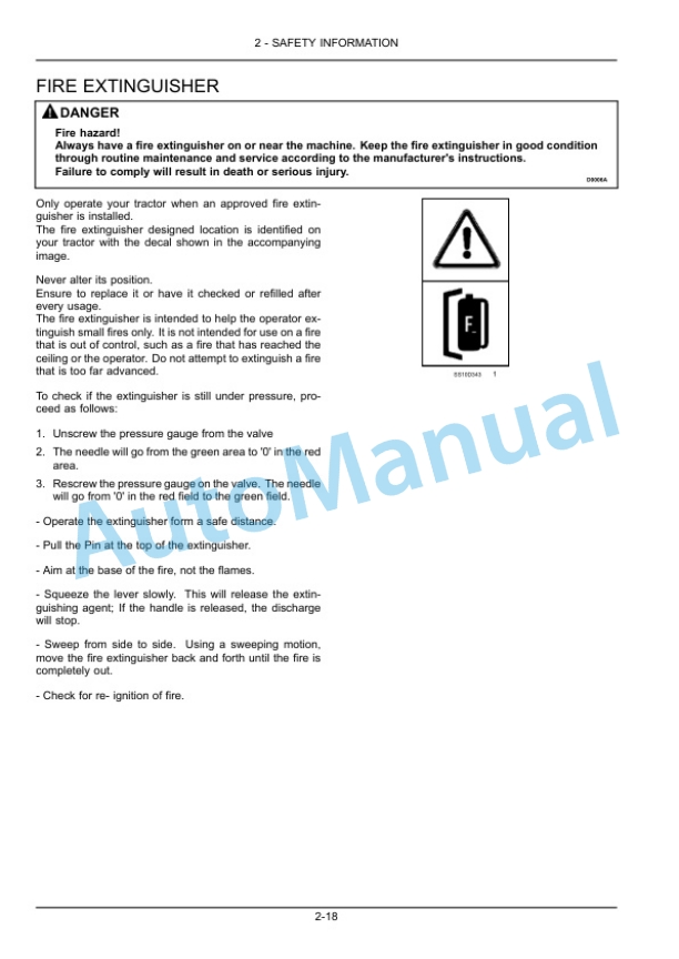 Alternative view of New Holland TD4.70F, TD4.80F, TD4.90F Tractor Operation and Maintenance Manual 47646518