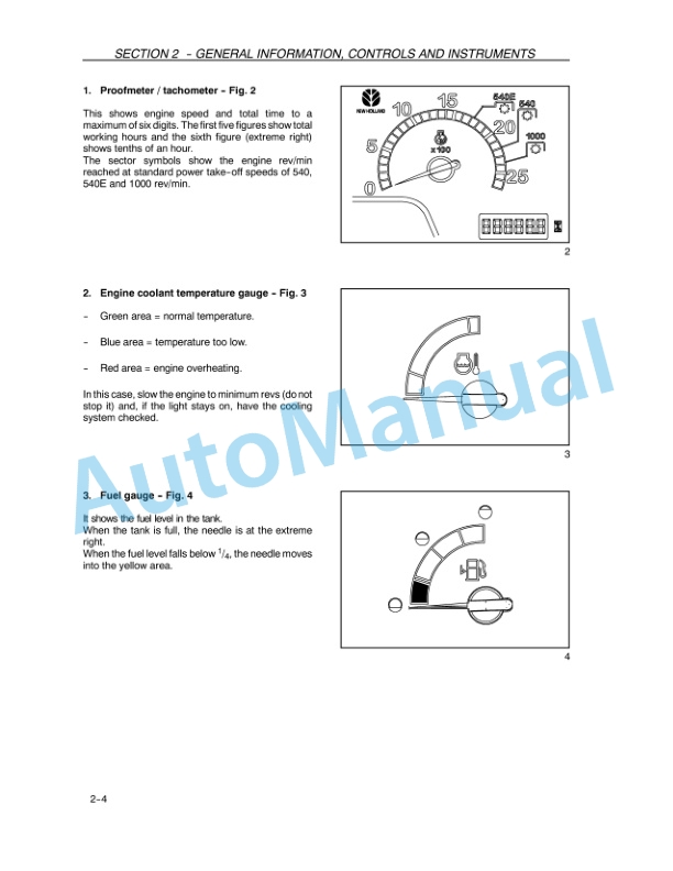 Alternative view of New Holland TD5010, TD5020, TD5030, TD5040, TD5050 Tractor Operation and Maintenance Manual 84314489