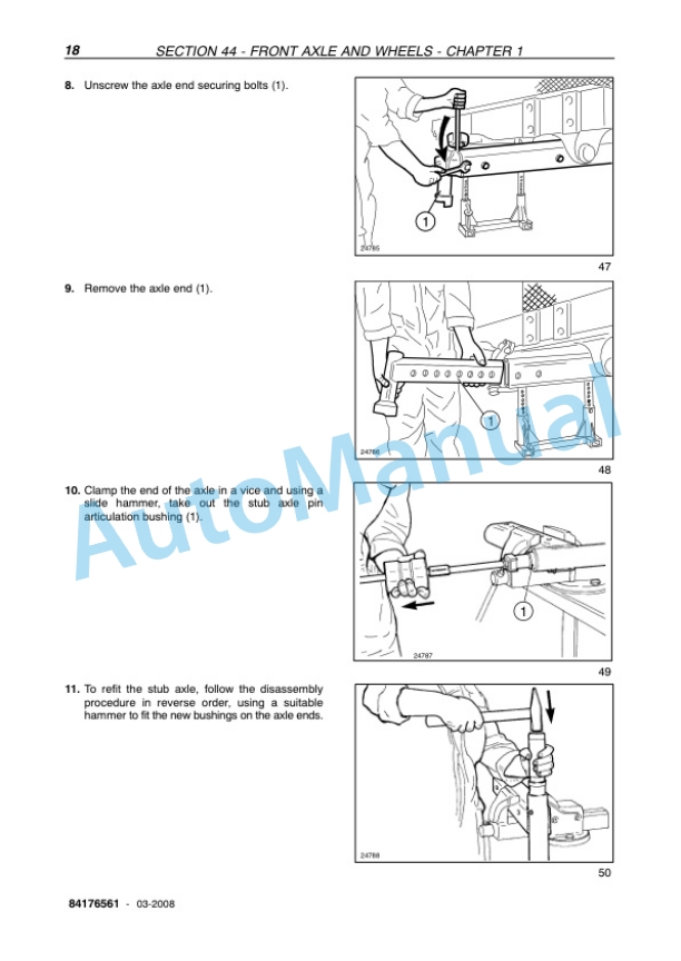 New Holland TD5010, TD5020, TD5030, TD5040, TD5050 Tractor Service Manual 84176561-5