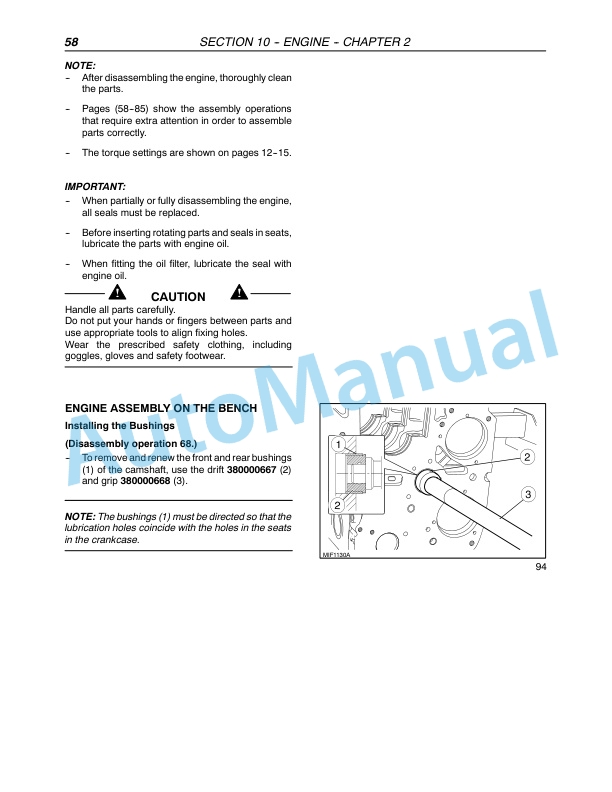 New Holland TD5030, TD5040, TD5050 Tractor Service Manual 84221705-3