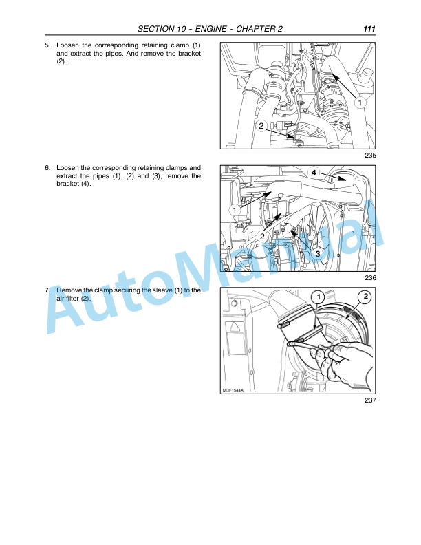 New Holland TD5030, TD5040, TD5050 Tractor Service Manual 84221705-4