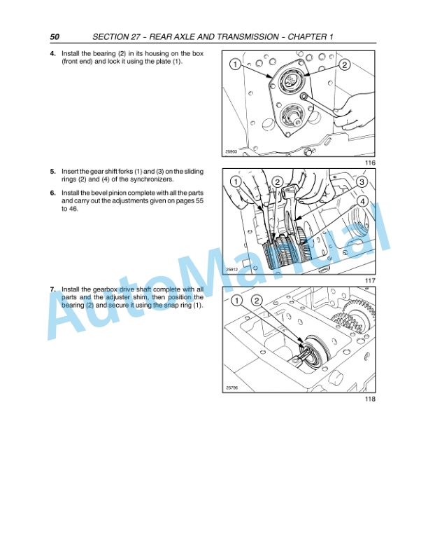 New Holland TD5030, TD5040, TD5050 Tractor Service Manual 84221706-3