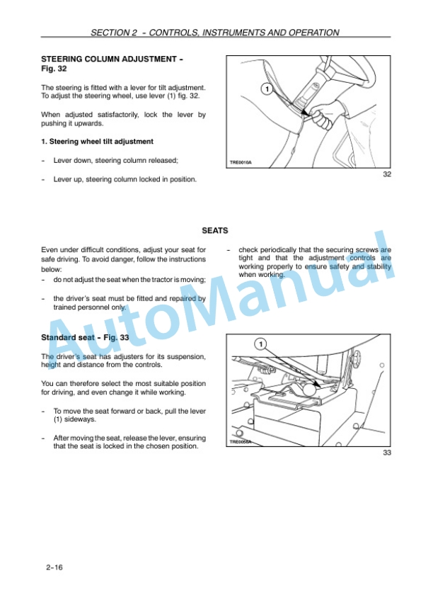 Alternative view of New Holland TD5050 HC Tractor Operation and Maintenance Manual 84154414