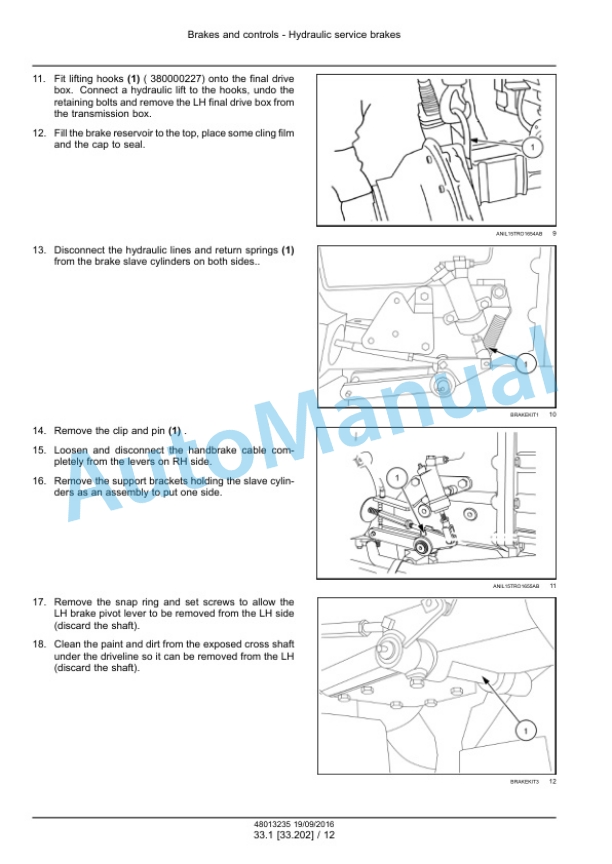 Alternative view of New Holland TD5.85, TD5.95, TD5.105, TD5.115 Tractor Service Manual 48013235