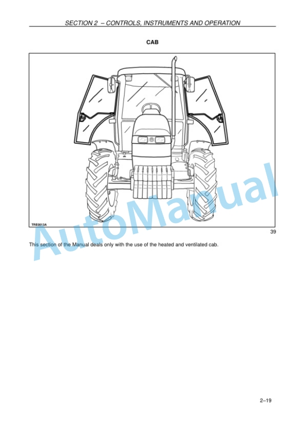 New Holland TD60D, TD70D, TD80D, TD90D, TD95D Tractor Operation and Maintenance Manual-2