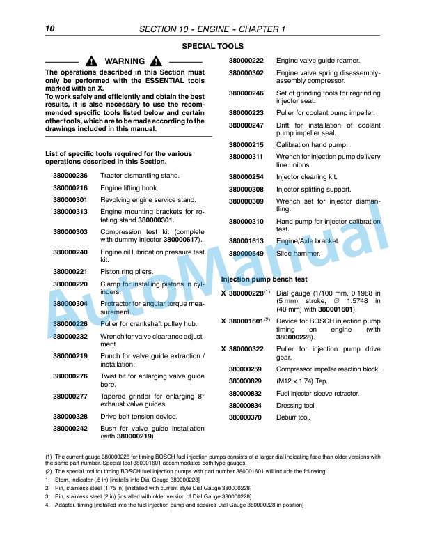 New Holland TD80D, TD95D Tractor Repair Manual 87658939-2