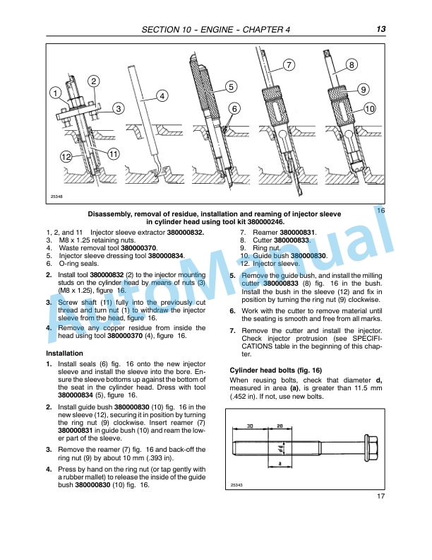 New Holland TD80D, TD95D Tractor Repair Manual 87658939-5