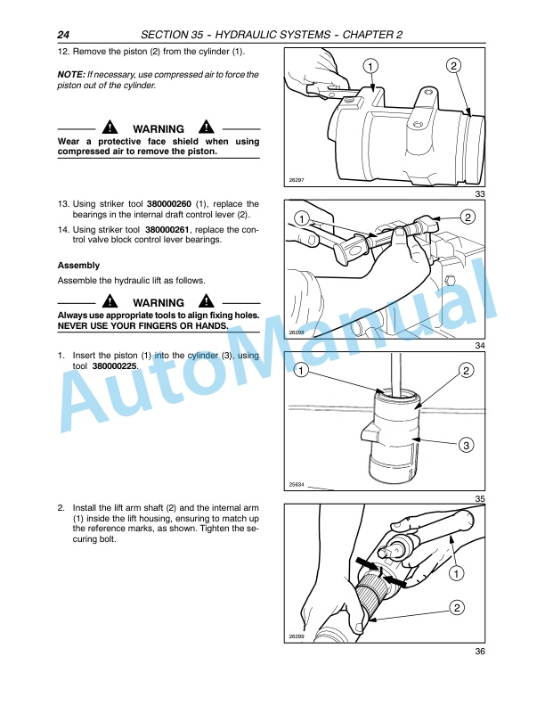 New Holland TD80D, TD95D Tractor Repair Manual 87658941-3