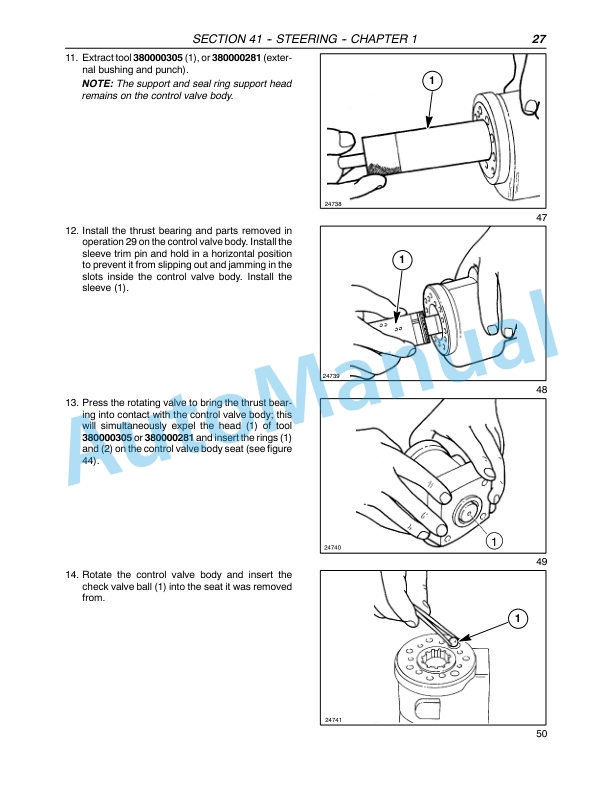New Holland TD80D, TD95D Tractor Repair Manual 87658941-5