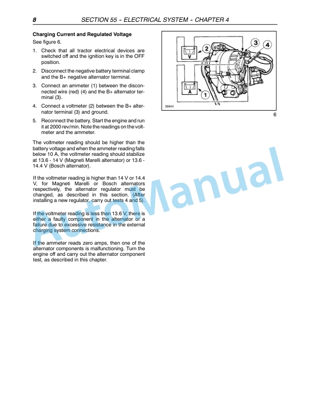 New Holland TD80D, TD95D Tractor Repair Manual 87658942-2