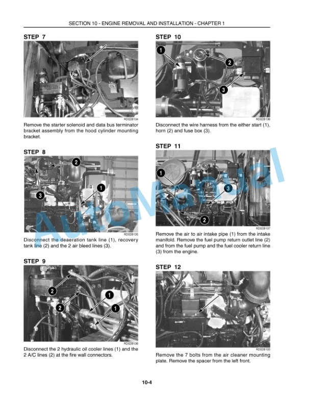New Holland TG210, TG230, TG255, TG285 Repair Manual 87025505-4