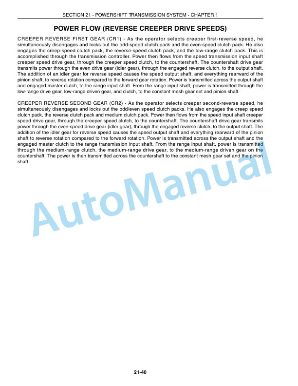 New Holland TG210, TG230, TG255, TG285 Repair Manual 87025506-2