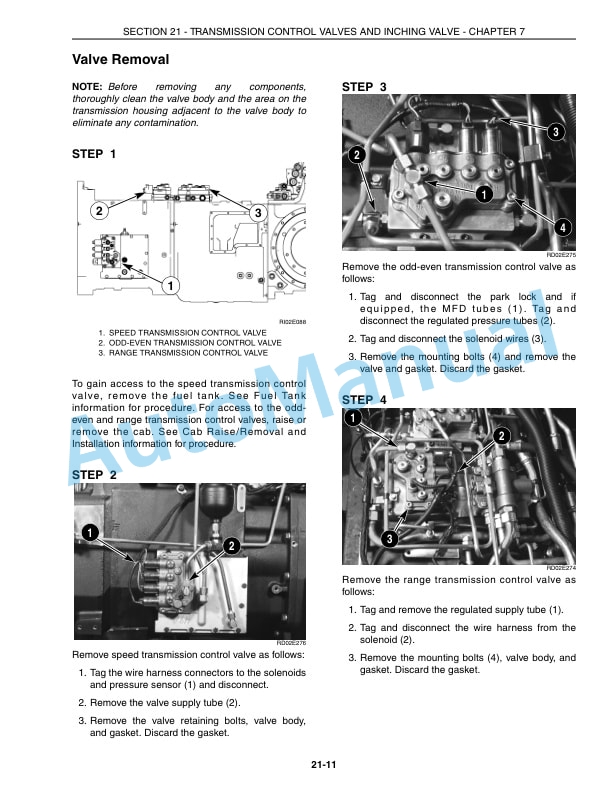 New Holland TG210, TG230, TG255, TG285 Repair Manual 87025506-5