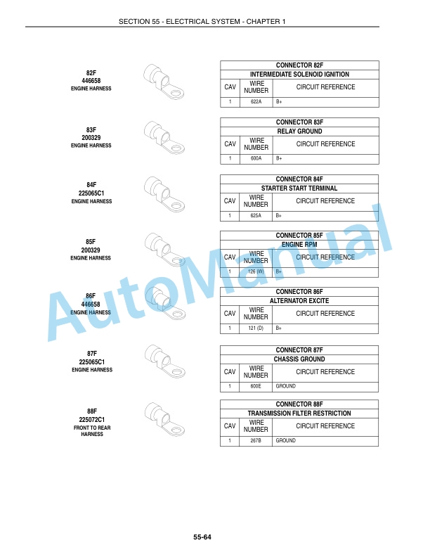 New Holland TG210, TG230, TG255, TG285 Repair Manual 87025509-2