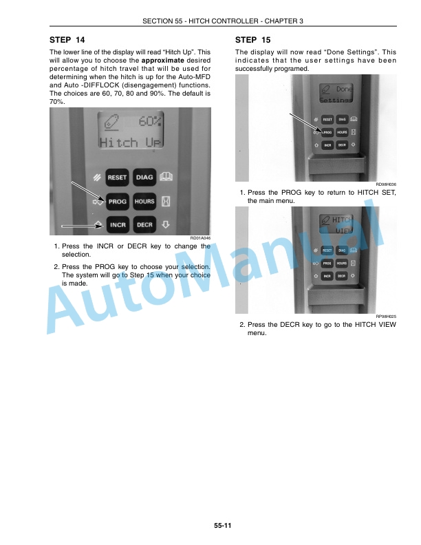New Holland TG210, TG230, TG255, TG285 Repair Manual 87025509-5