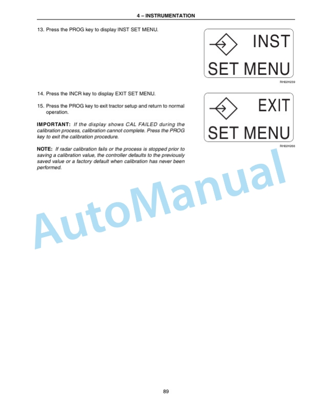 Alternative view of New Holland TG210, TG230, TG255, TG285 Tractor Operation and Maintenance Manual 87059621