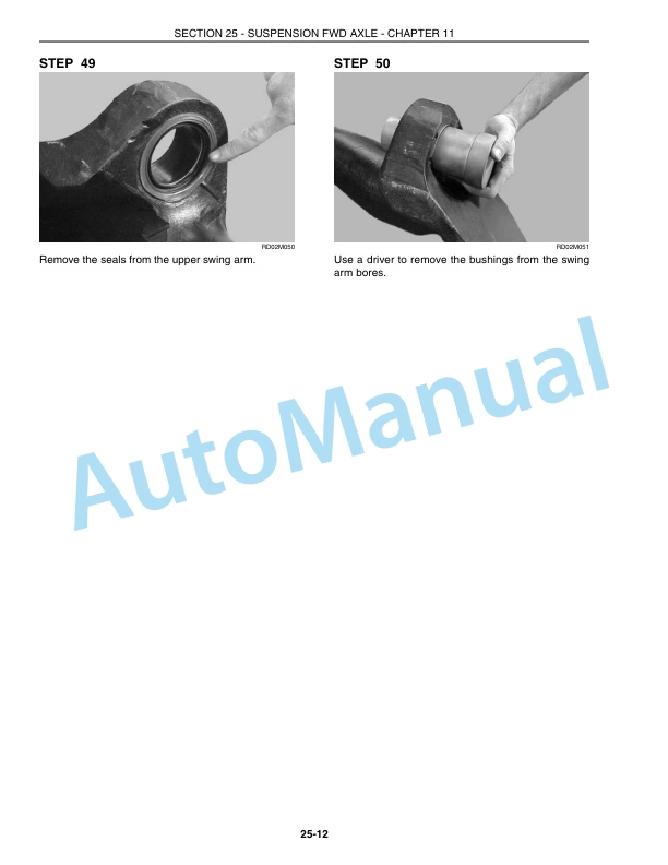 New Holland TG210, TG230, TG255, TG285 Tractor Repair Manual 87034555-4