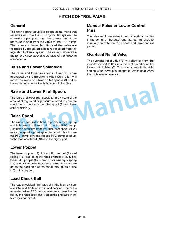 New Holland TG210, TG230, TG255, TG285 Tractor Repair Manual 87034556-3