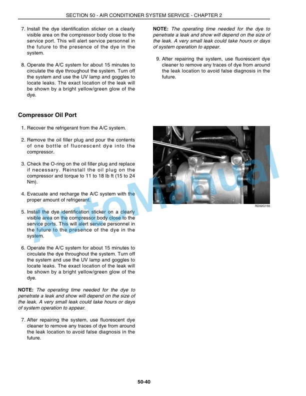 New Holland TG210, TG230, TG255, TG285 Tractor Repair Manual 87034556-5