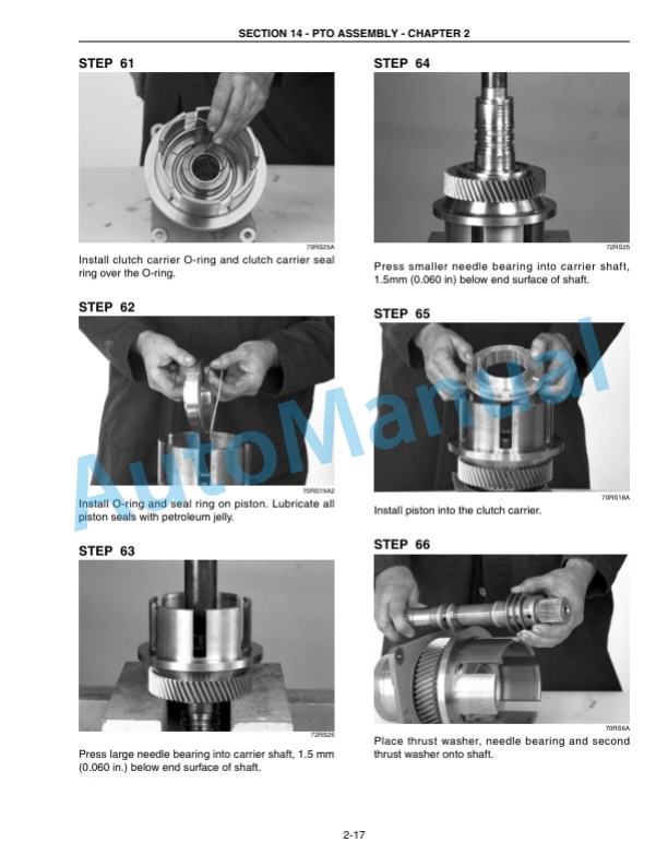 New Holland TG210, TG230, TG255, TG285 Tractor Repair Manual 87367129-2