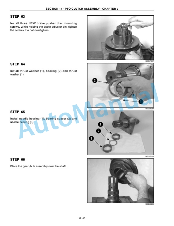 New Holland TG210, TG230, TG255, TG285 Tractor Repair Manual 87367129-5