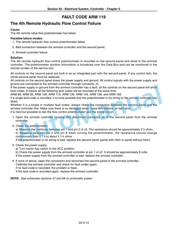 New Holland TG215, TG245, TG275, TG305 Tractor Repair Manual 87609386-4