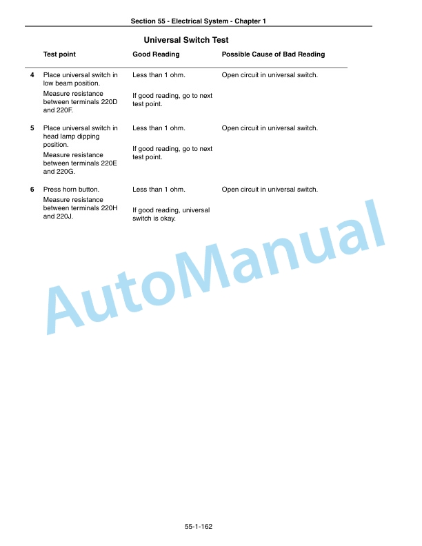 New Holland TG215, TG245, TG275, TG305 Tractor Repair Manual 87678535-5