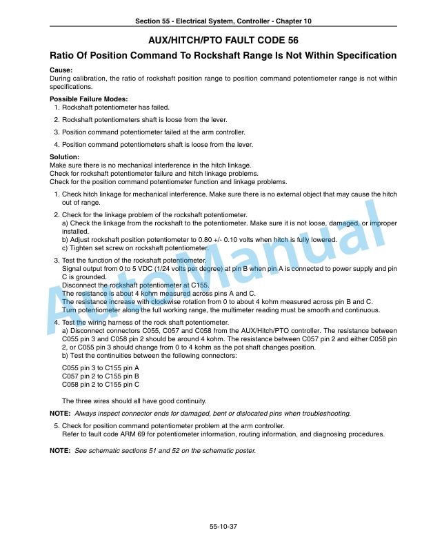 New Holland TG215, TG245, TG275, TG305 Tractor Repair Manual 87678536-4