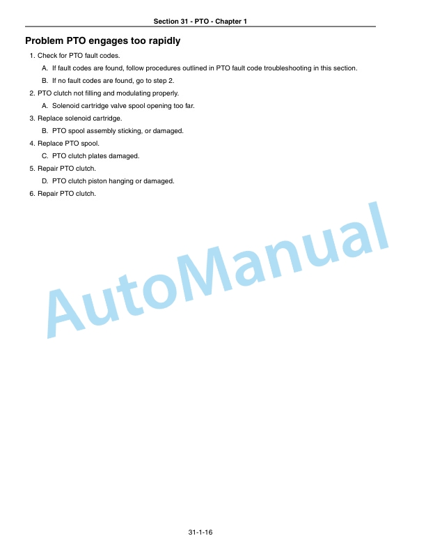 New Holland TG215, TG245, TG275, TG305 Tractor Repair Manual 87689442-5