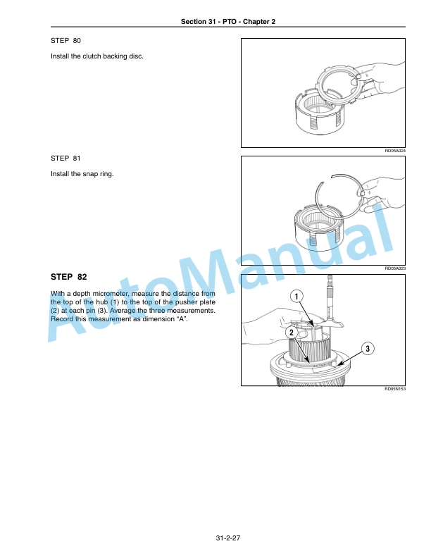 New Holland TG215, TG245, TG275, TG305 Tractor Repair Manual 87710926-4