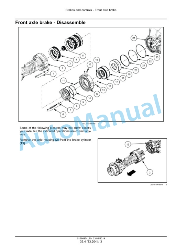 Alternative view of New Holland TH6.32, TH6.36, TH7.32, TH7.37, TH7.42, TH9.35 Stage IV Telescopic Handler Service Manual 51666974
