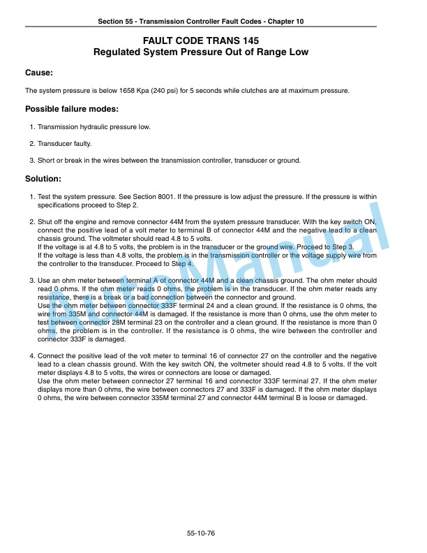 New Holland TJ Series, T9000 Series Tractor Service Manual 84257313-3