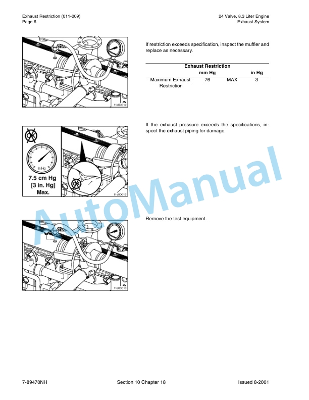 New Holland TJ Series Tractor Repair Manual 86642990-3
